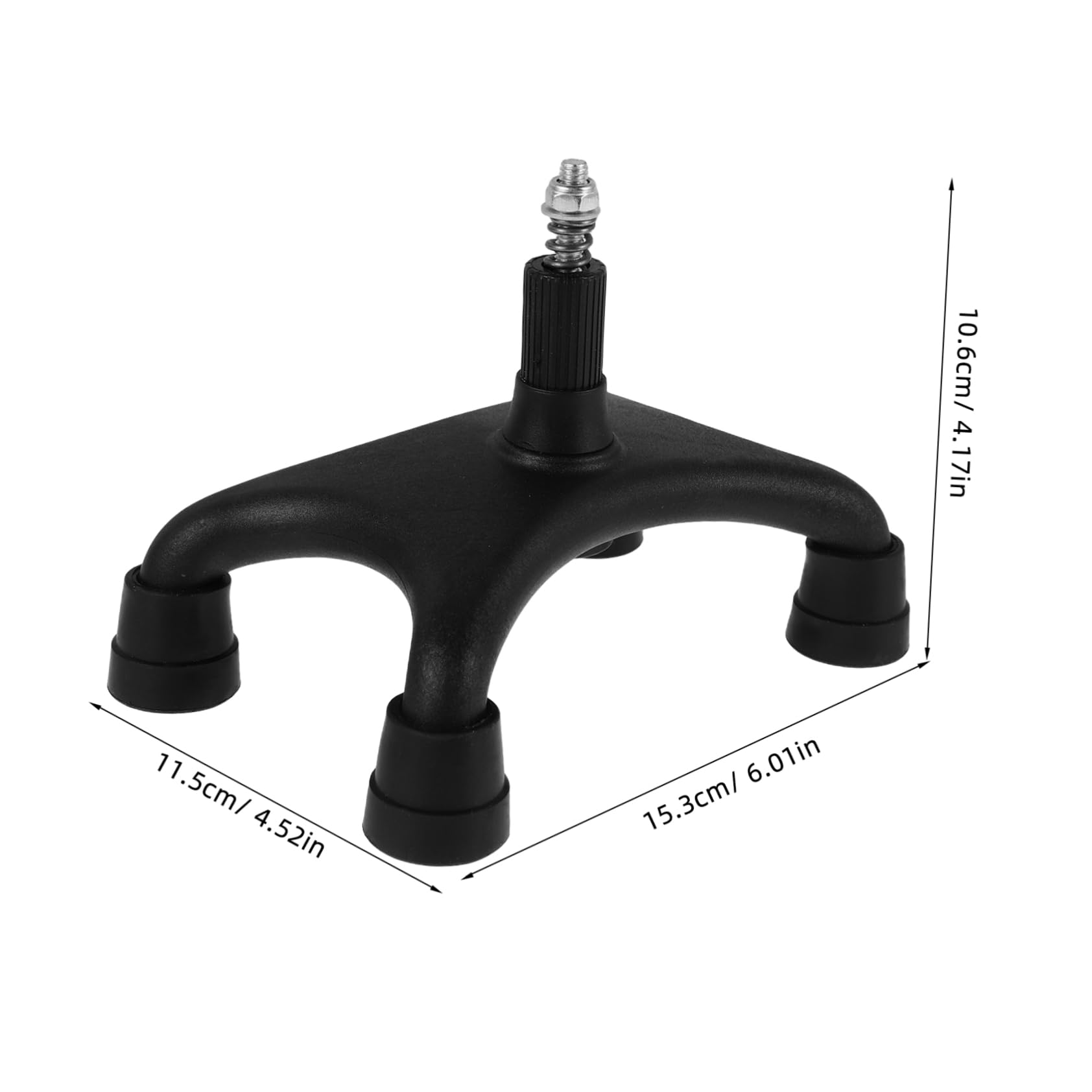 FRCOLOR Padding for Crutches Cane Tip for Stability Walking Cane Tip for Cane Foot Crutches Trekking Pole Replacement Plastic Cane Tip