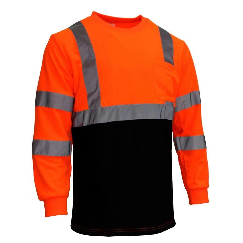 XIAKE RT003 Safety Shirts for Men Reflective High Visibility T Shirts