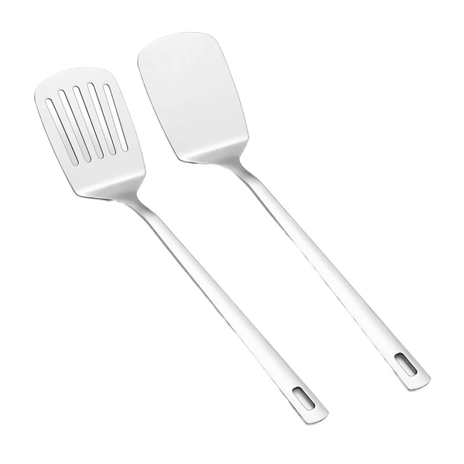 4-teiliges Edelstahl-Spatel-Set, antihaftbeschichtete Spatel Für Die Küche | For Fisch, Eier, Pfannkuchen, Spatel, solides und geschlitztes hitzebeständiges Kochgeschirr
