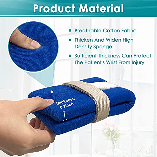 Neppt Patient Medical Restraints Limb Holders Hospital Beds Bed Restraint For Hand, Feet, Ankle Or Arm Universal Constraints Control (4 Pcs) #TOP2