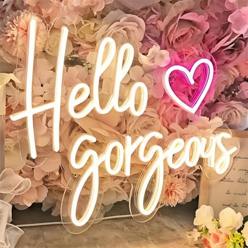 Image of LED Neon Sign Night Light for Wall Party Decor Bedroom Room Bar Wedding Home Birthday Art Decoration Christmas with USB Chain Light modulator 5v