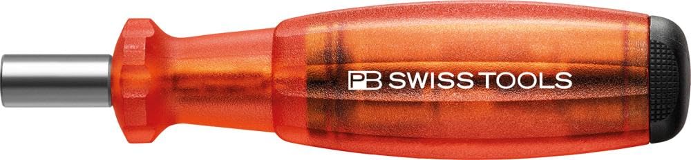 PB Swiss Tools Tournevis porte-embout PB 6464 | 100 % fabriqué en Suisse | Tournevis avec chargeur d'embouts pour embouts de précision C6