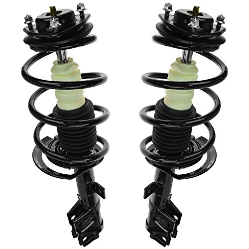 Image of TRQ Front Strut and Spring Assembly Set 2 Piece | For 2007-2012 Dodge Caliber 07-10 Jeep Compass 07-10 Patriot