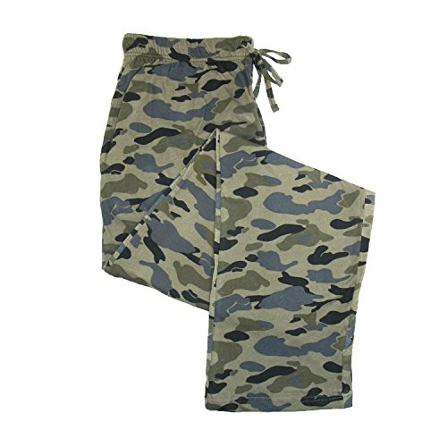Hanes Men's Comfortsoft Cotton Printed Lounge Pants, New Camo, M