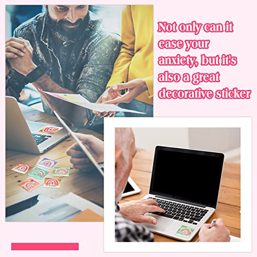 Image of Sensory Stickers for Anxiety Relief Stress Relief Textured Stickers for Phone, Water Bottle, Office, School, Office,Office,Office,Office (50 Pcs) (Bohem