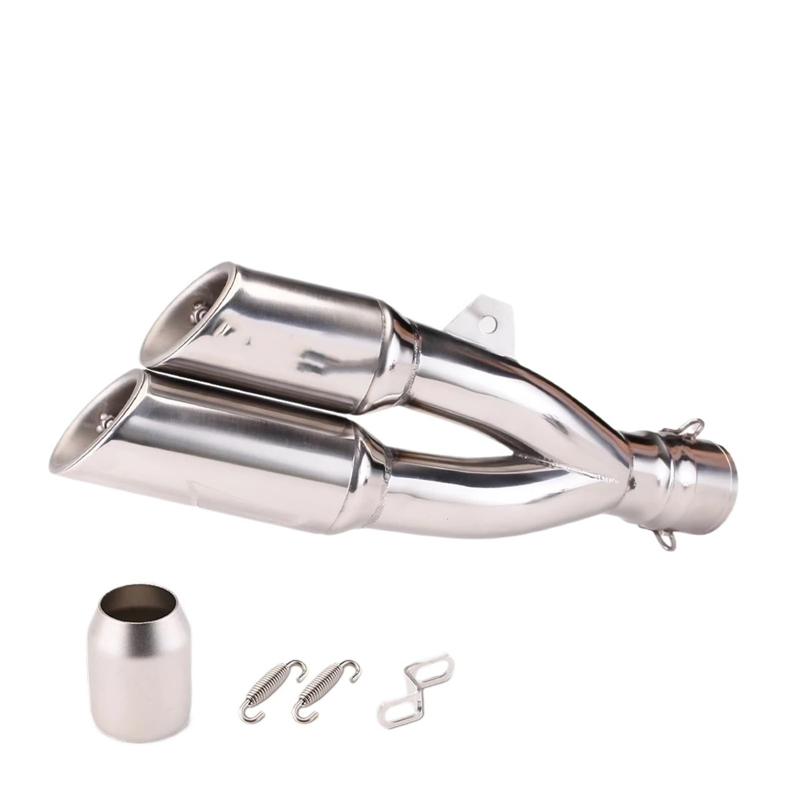 motocyklowy tłumik wychowej wydech Zmodyfikowana Rura Wydechowa Motocykla Tłumik Motocyklowy 51/61 Mm Pasuje Do Ninja 400 Z900(TYPE-C)
