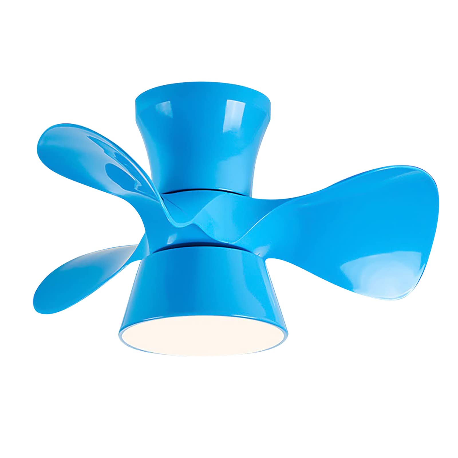 YFouCnd I Kids Ceiling Fan with Lighting Reversible Silent 6 Speeds Fan Ceiling Light LED Dimmable Ceiling Fan Light with Remote Control Modern Bedroom Quiet Ceiling Fan Light with Timer,Blue — image 1