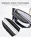 UNLRAE 2PCS Car Window Rain Guards,Car Accessories Waterproof Carbon Fiber Rearview Mirror Eyebrow Rain Guard,Automotive Rearview Mirror Sun Visor Protector,Fits Cars SUVs,Trucks,Rvs (Carbon Fiber)