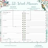 Diary 2026 - A5 Diary 2026 Week to View, Jan. 2026 to Dec. 2026, with Twin-Wire Binding, Beautiful Hardcover, Back Pocket, 21.5 x15.5 x1.5 cm - Image 3