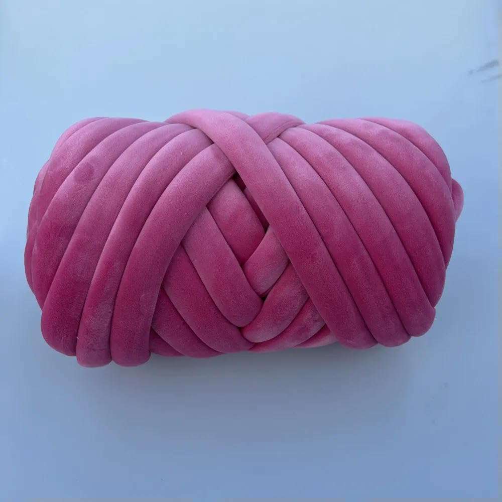 Hilo grueso de 1 kg Super Velvet para mantas tejidas a mano y alfombras xl