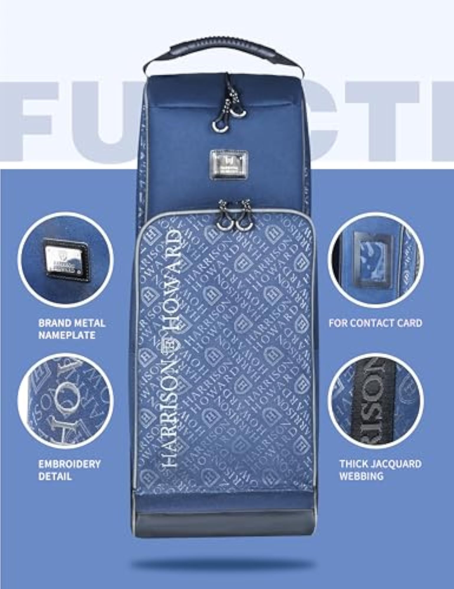Equestrian Tall Boot & Helmet Bag, Riding Gear Organizer