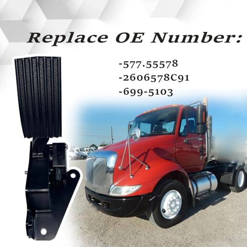 Seeklf Accelerator Gas Pedal & Sensor Assembly Fit for 2002-2016 IC Corporation International 3200 4200 4300 4400 7300 7400 7500 7600 7700 8600 ProStar, Replaces 577.55578 2606578C91 699-5103 by Seeklf - Image 2