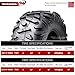 WANDA Set of 4 ATV Tires 23x7-10 Front & 22x10-10 Rear Big Horn Style