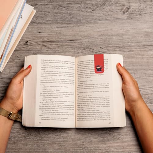 Image of Zesta Magnetic Bookmark Set of 7 | Aesthetic Book Mark for Reading | Cute Anime Bookmarks for Kids, Students | Book Accessories for Novels, Gifts for Readers(Quirky Magnetic Bookmarks, 9X2.5 Cms)