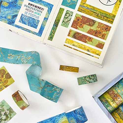 Cinta adhesiva decorativa estética para manualidades scrapbooking y diario de balas 4