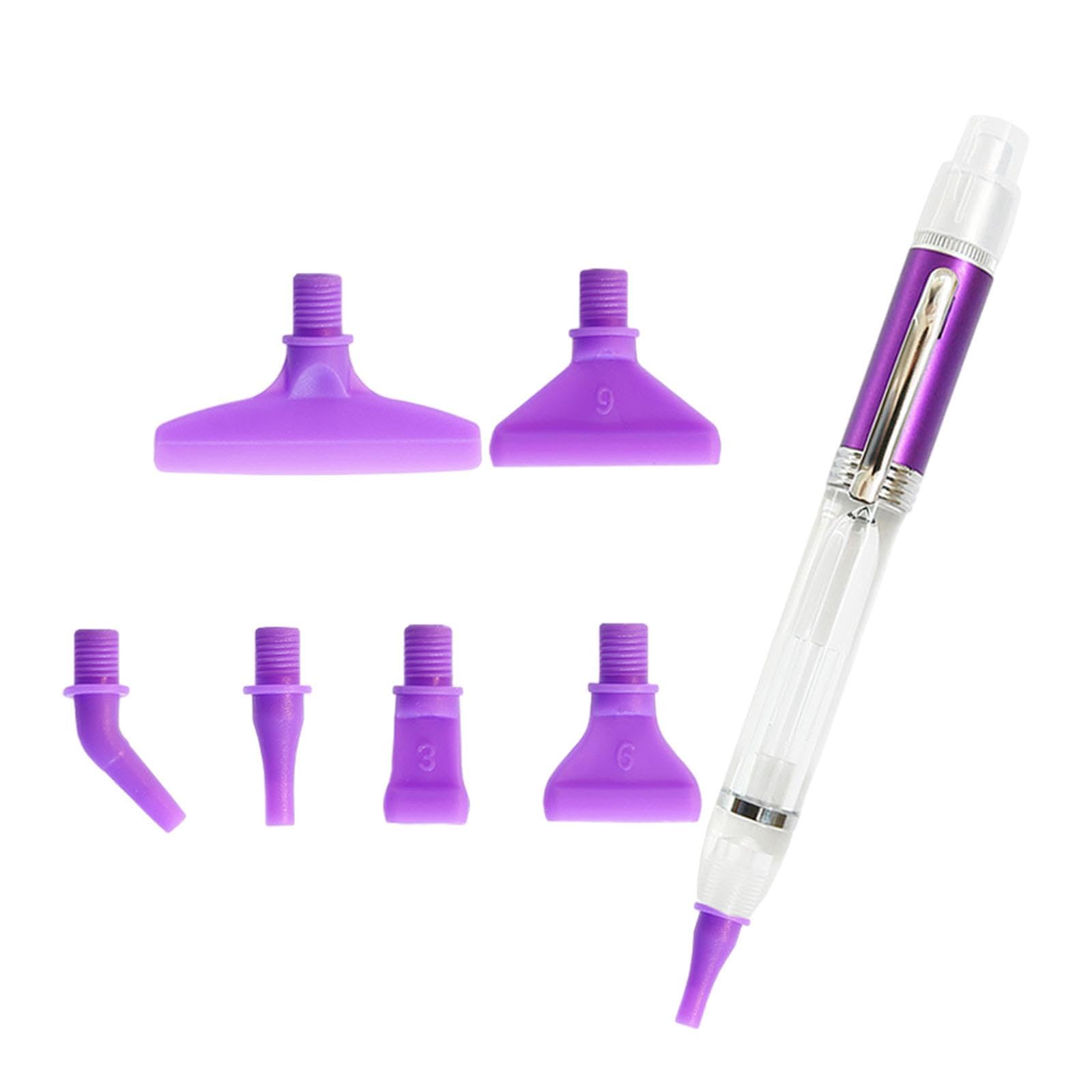 Diamond Painting Pen Kit Point Drill Pen for DIY 5D Diamond Crafts Embroidery Purple-image-27