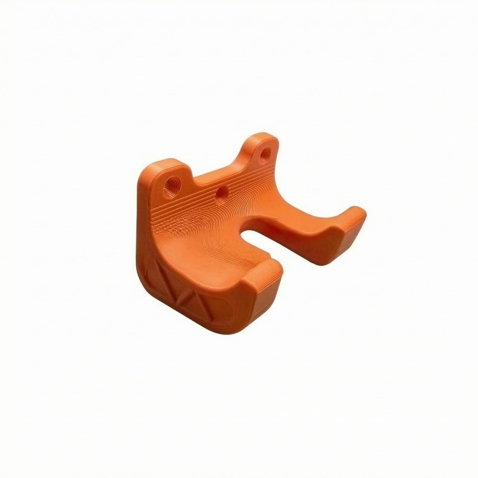 Textured Surface Wall-Mounted Garden Tool Holder Two Mounting Holes Garden Tool Hanger Bracket Compact Storage Rack, Orange | Home & Garden | Yard Garden & Outdoor Living-image-13