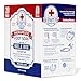 Dr Foot Fix Therapeutic Foot Soak. Organic Tea Tree, Peppermint & Birch Oil. Helps Soak Toenail Fungus, Athletes Foot & Stubborn Foot Odor - Soothes Feet - Tingles for Hours (20 Pack Retail Box)