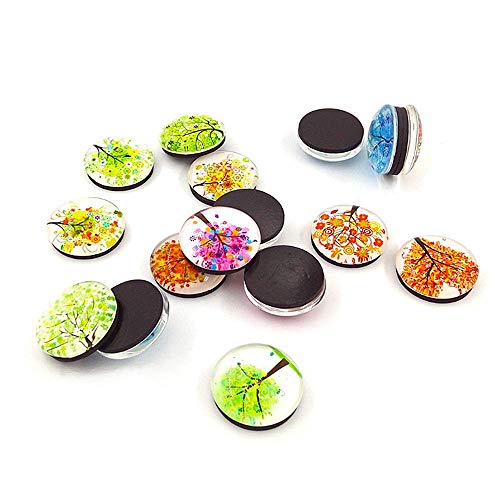 50 hermosos imanes decorativos de cristales pequeños miniatura 7