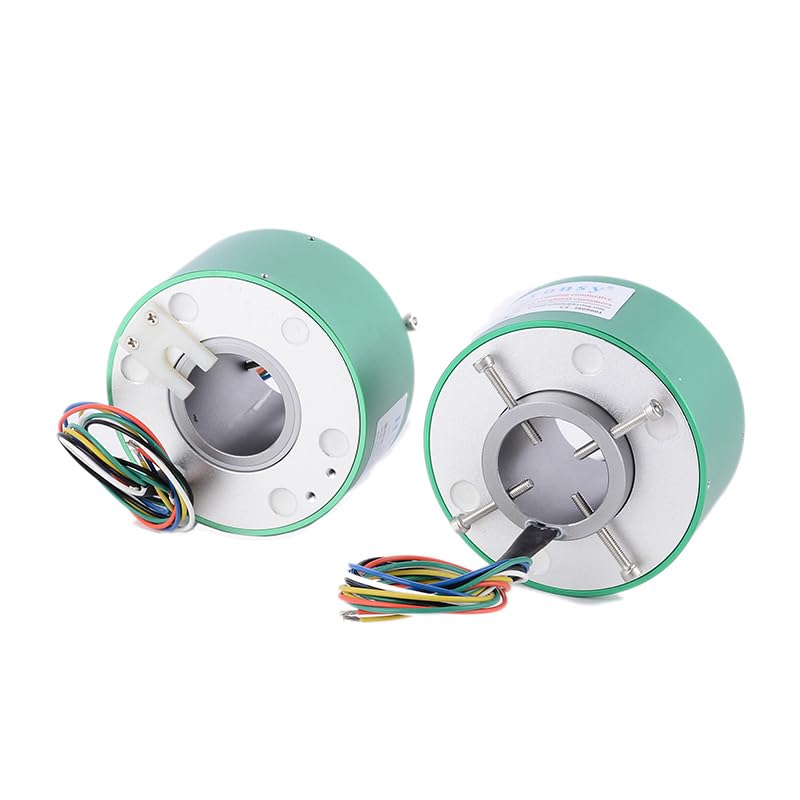 Through Hole Conductive Slip Ring ID12.7MM~38.1MM, OD56MM~99MM, 10A 6/12 Wires Motor Electrical Contact Connector (HD2586-0610)