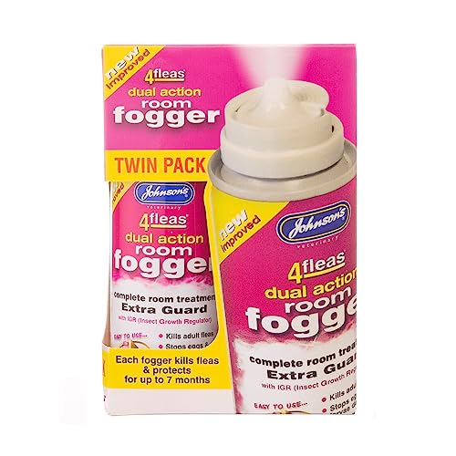 6 Pack Johnsons 4FLEAS House Flea Fogger Killer Bomb Spray Room Treatment - 2