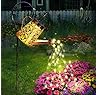 Solar Garden Watering Can Lights with Cascading Lights, Outdoor Hanging Lanterns for Garden Decor,Fairy Gardening Gifts for Mom Birthday,Fall Decor for Patio Yard Pathway