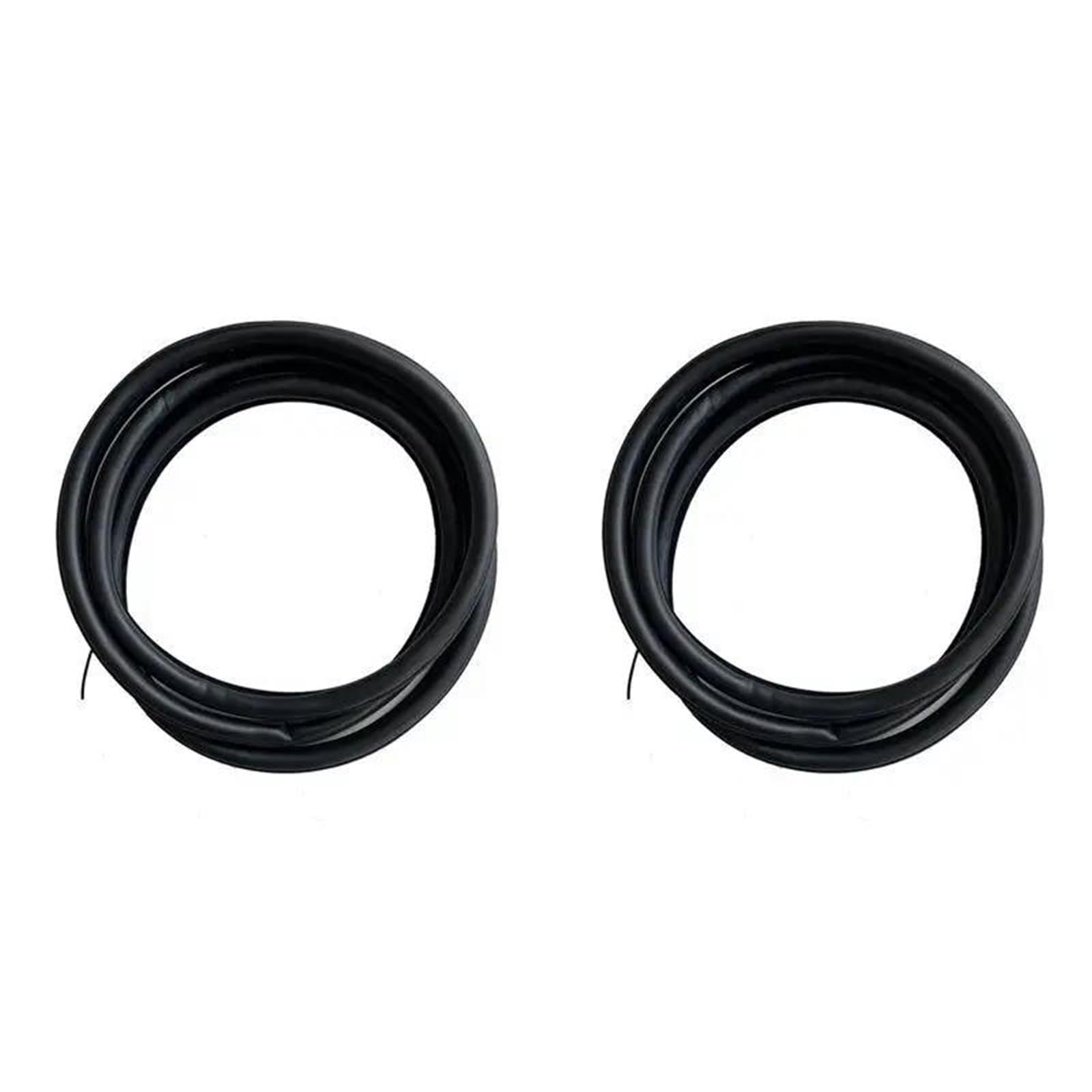 Car Weather Stripping For 3 SERIES E90 E91 2004-2011 SEALING STRIP 51727247258 2X Car Front Door Weatherstrip Rubber Seal