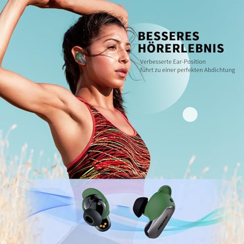 MOWYEOK Lot de 3 paires de cache-oreilles compatibles avec Bose QuietComfort Ultra, 3 tailles, en silicone souple, antidérapants, pour casque Boss et sport, noir