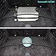 VEHIRIE Kofferraumnetz Gepäcknetz Auto SUV Kofferraum Netz Gepäck Organizer Hinten 90 x 30 cm im Taschenstil mit 8 Haken Hochelastisch Kfz Gepäcknetz Gepäckschutznetz