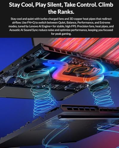 Legion Pro 5i Gen 10 Gaming Laptop, Ultra 9 275HX, 16" WQXGA (2560 x 1600) 165Hz, RTX 5070 Ti GPU 12GB GDDR7, 32GB DDR5 RAM, SSD 1TB, luce blu bassa, retroilluminazione RGB 24zone, Wi-Fi 7, Win - Notebook - Immagine 2