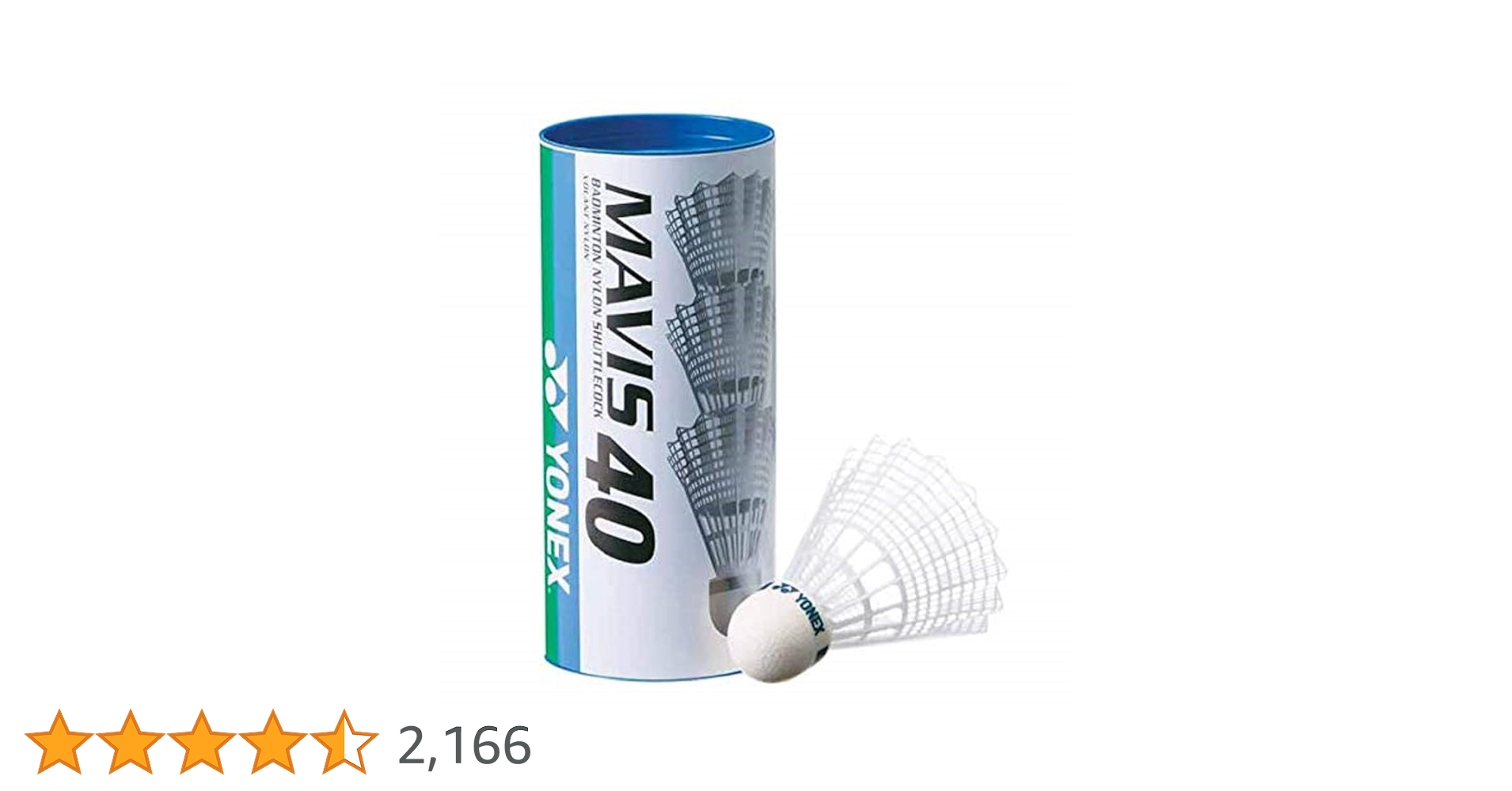 YONEX　バドミントン　中古シャトル　NEW OFFICIAL 129球 YONEX（ヨネックス） バドミントン シャトルコック ナイロン球 3個