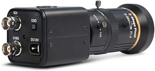 Miniatura 6 de MOKOSE Cámara SDI, HD-SDI 2 MP 1080P HD Digital CCTV Cámara de Seguridad, 1/2.8 Sensor de Alta Sensibilidad CMOS con 0.197-1.969 in Manual Varifocal