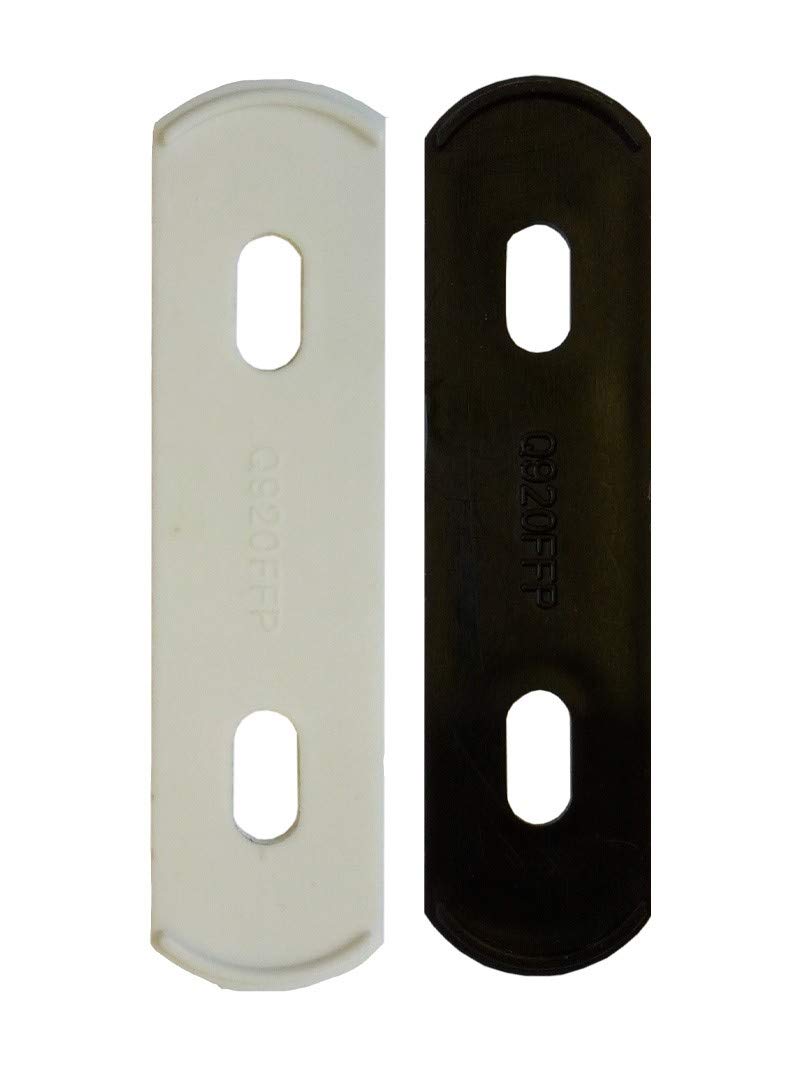 Fab & Fix White 1.5Mm Sash Jammer Packer Sash Jammer White 1.5Mm Thick Stackable Industrial Hook Loop Fastener