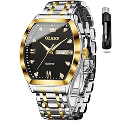 silver black men watch 5528