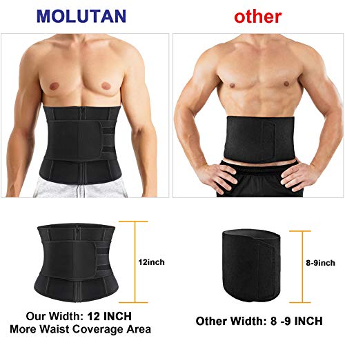 MOLUTAN Modelador de cintura masculino para perda de peso, controle de barriga, modelador de compres