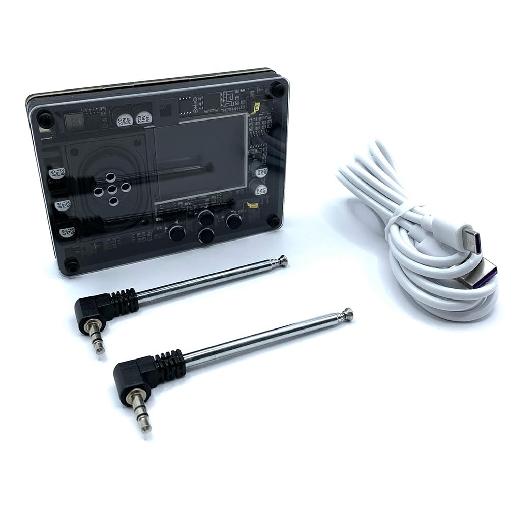 Mini Strumento Musicale Elettronico Theremin con Display Regalo Durevole Facile da Installare Nero