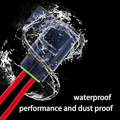 Inline Fuse Holder, 6 Pack Waterproof 12Awg Gauge Wiring Harness Atc/Ato 30 Amp Blade Fuse Holder For Vehicle, Marine, Heavy Duty Bus Power System #TOP3