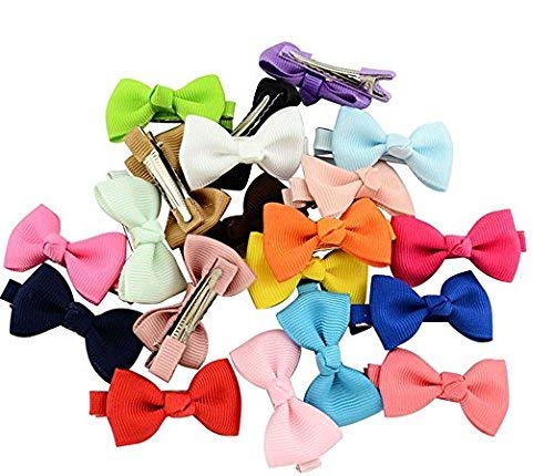 10 peças de acessórios para presilhas de cabelo de fita de laço para bebê menina durável e prática durável e agradável