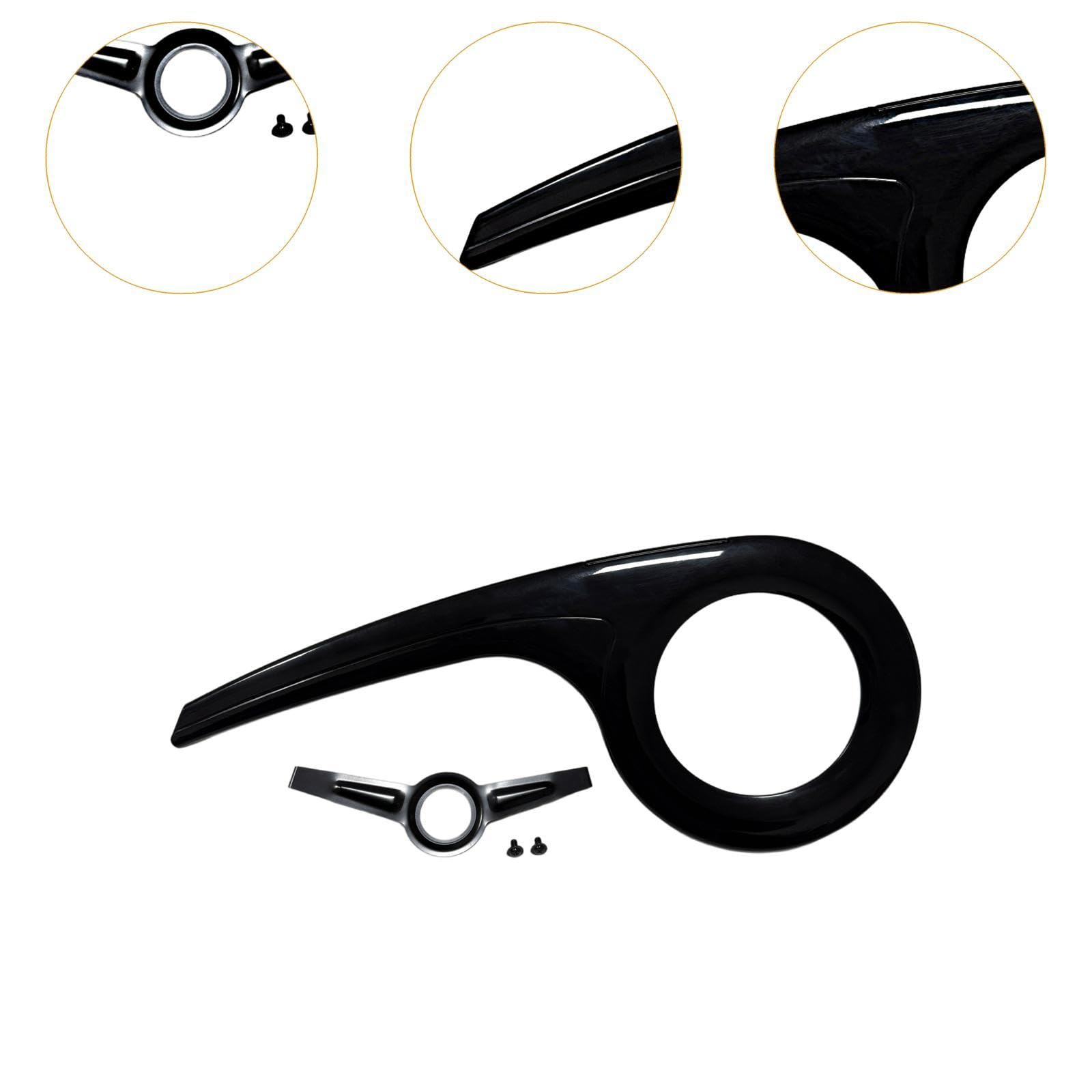 Protecteur de Chaîne de Vélo, Couvercle de La Chaîne de Vélos, Garde de La Chaîne de Vélos, Cas de Protecteur Léger 46T-52T pour Le Vélo à Vélo