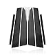 OYDDL 6PCS Auto Aufkleber B C Säule Kohlefaser Schutzfolie Türleisten Fenster Abdeckung kompatibel mit BMW F10 2011 2012 2013 2014 2015 2016 2017 Accessories