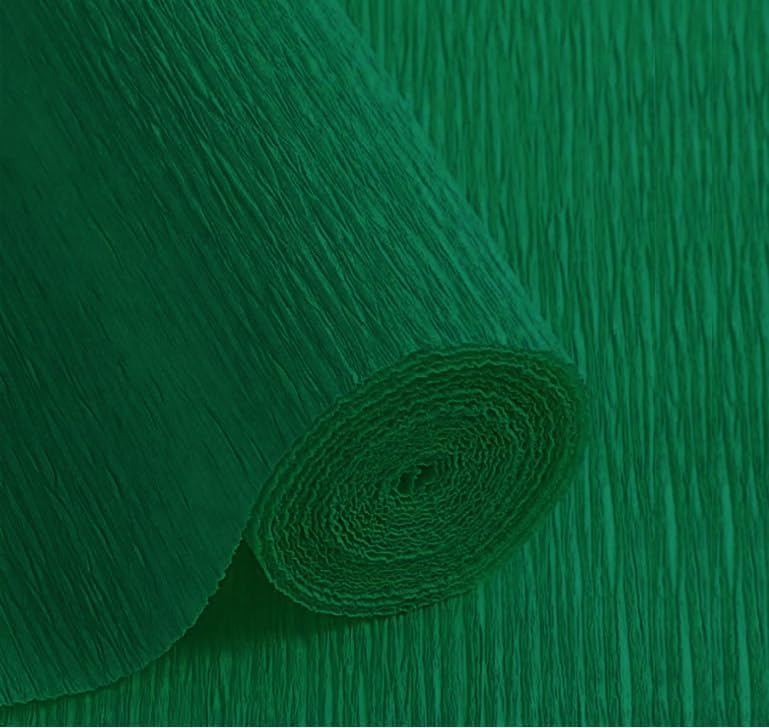 Sejas Collections Green 75 GSM Craft Paper, 8x20 inches, Set of 1 Roll, Ideal for DIY Flower Making, Wrapping, Art Projects 1