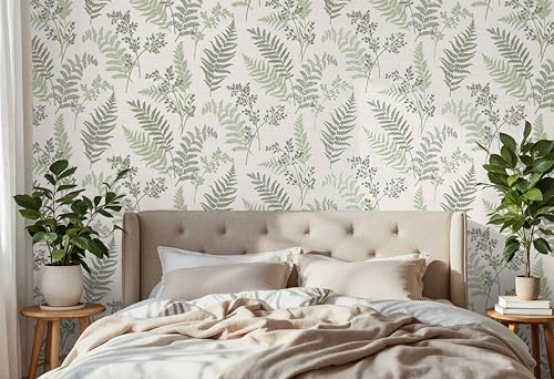 Papier peint vert masquez les défauts des murs avec style