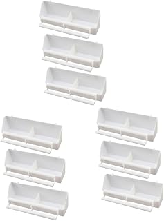 POPETPOP 9 Pçs Alimentador De Pássaros Papagaio Alimentador De Pombos Pequeno Alimentador De Pássaros Recipiente Alimentador De Gaiola De Pássaros Jaulas Para Pajaros Periquitos Gaiolas De