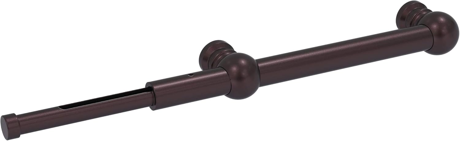 Traditional style Extendable Valet Rod Matte White