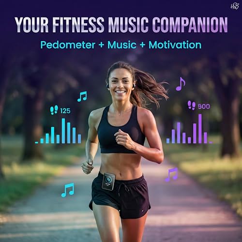 Image of Drumstone Bluetooth MP4 Player with Full Touchscreen, Portable Music & Video Player with Built-in Speaker, Voice Recorder, Step Counter & Memory Card Support for Gym, Travel & Daily Use