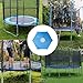 Trampoline Cover Frameless Shade, Trampoline Sun Shade Tent Cover Fits 6ft/8ft/10ft/12ft/14ft/16ft Trampoline Canopy Outdoor Fun for Kids(Size:14ft-8poles)