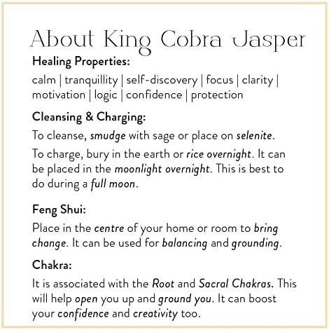 Bellamira King Cobra Crystal Tower Directing Energies Root Sacral Chakra - Image 4