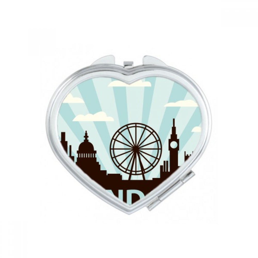 Miroir de poche Royaume-Uni Londres maquillage compact