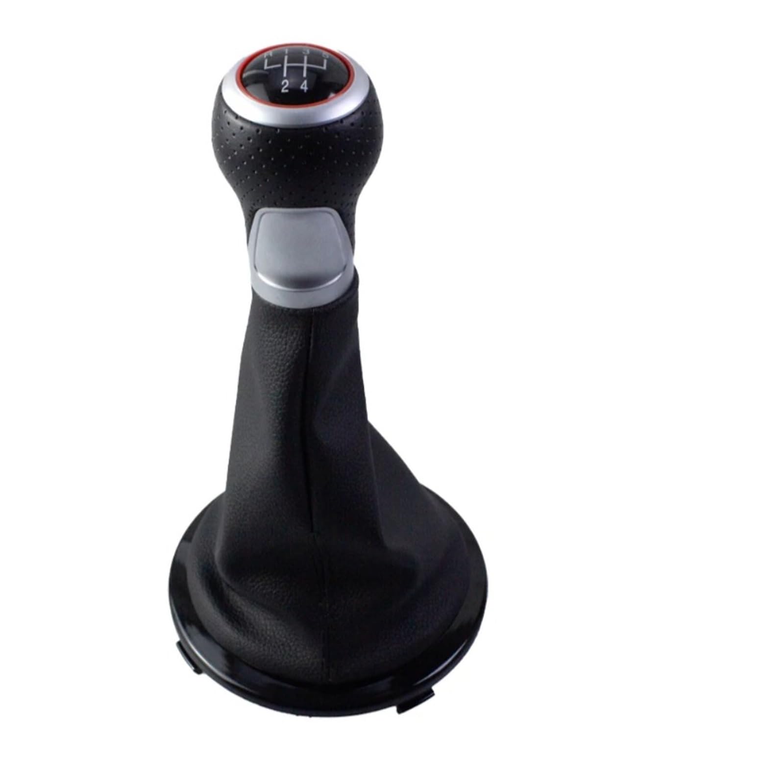 Kunyos Black Line 1 Sporty Gear Shifter Knob For Vw For Gol G4 G5 Black/Red