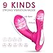 Wearable Clitoris G-spot Vibrator, Remote Control Butterfly Vibrator with 9 Vibration Speeds, Waterproof Vibrating G Spot Vagina Clit Stimulator, Rechargeable Adult Sex Toy for Women & Couples Fun